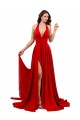 Purchase Long Sleeveless Halter Neck A-Line Spandex Open Back Sexy Evening Dress Canada