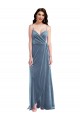 Purchase Long Sleeveless Sweetheart A-Line Stretch Velvet Maxi Evening Dress Canada