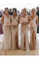 Purchase Long Sleeveless V-Neck A-Line Chiffon Evening Dress Canada