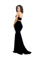 Purchase Long Sleeveless High Neck Mermaid Stretch Crepe Evening Gown Canada