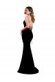 Purchase Long Sleeveless High Neck Mermaid Stretch Crepe Open Back Sexy Evening Dress Canada