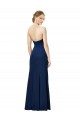 Purchase Long Sleeveless Strapless Sheath Stretch Crepe Evening Dress Canada