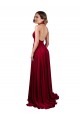 Purchase Long Sleeveless Halter Neck A-Line Spandex Sexy Evening Dress Canada