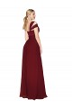 Purchase Long Sleeveless Sweetheart A-Line Soft Chiffon Bridal Party Dresses Canada