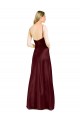 Purchase Long Sleeveless Spaghetti Straps A-Line Stretch Satin Evening Dresses Canada