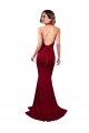 Purchase Long Sleeveless Halter Neck Mermaid Spandex Sexy Evening Dress Canada