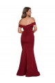 Purchase Long Sleeveless Off the Shoulder Mermaid Spandex Plus Size Evening Dress Canada