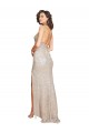 Purchase Long Sleeveless Spaghetti Straps Mermaid Sparkling Sequin Sexy Evening Dress Canada
