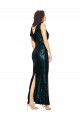 Purchase Long Sleeveless V-Neck Mermaid Sequin Evening Gown Canada