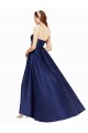 Purchase Long Sleeveless Strapless A-Line Satin Evening Dresses Canada