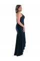Purchase Long Sleeveless Spaghetti Straps Mermaid Silky Satin Plus Size Evening Gown Canada