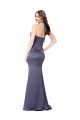 Purchase Long Sleeveless Halter Neck Mermaid Silky Satin Sexy Evening Dress Canada