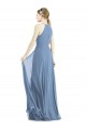 Purchase Long Sleeveless Halter Neck A-Line Soft Chiffon Maxi Evening Dresses Canada