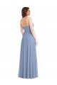 Purchase Long Sleeveless Strapless A-Line Soft Chiffon Maxi Evening Gown Canada