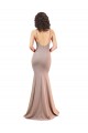 Purchase Long Sleeveless V-Neck Mermaid Stretch Crepe Low Back Sexy Evening Dress Canada