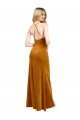 Purchase Long Sleeveless Halter Neck A-Line Stretch Velvet Evening Dress Canada