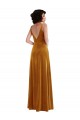 Purchase Long Sleeveless V-Neck Trumpet Stretch Velvet Maxi Evening Dress Canada