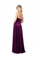 Purchase Long Sleeveless Scoop Neck A-Line Stretch Velvet Evening Dress Canada