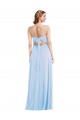 Purchase Long Sleeveless Spaghetti Straps A-Line Soft Chiffon Maxi Evening Dresses Canada