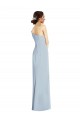 Purchase Long Sleeveless Off the Shoulder Trumpet Stretch Crepe Evening Dress Canada
