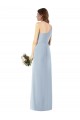 Purchase Long Sleeveless One Shoulder Trumpet Stretch Crepe Semi Formal Evening Dresses Canada
