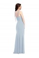 Purchase Long Sleeveless Strapless Trumpet Stretch Crepe Semi Formal Evening Dresses Canada