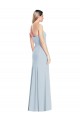 Purchase Long Sleeveless Sweetheart Trumpet Stretch Crepe Evening Dress Canada