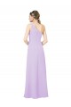 Purchase Long Sleeveless One Shoulder Sheath Soft Chiffon Lilac Evening Dress Canada
