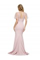Purchase Long Short Sleeves One Shoulder Sheath Stretch Crepe & Tulle Evening Dress Canada