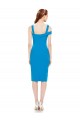 Purchase Cocktail Length Sleeveless Mermaid Stretch Crepe Evening Dress Canada