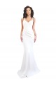 Purchase Long Sleeveless Spaghetti Straps Mermaid Stretch Crepe Sexy Evening Dress Canada