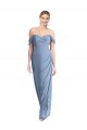 Purchase Long Sleeveless Off the Shoulder Mermaid Soft Chiffon Maxi Evening Dress Canada
