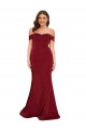 Purchase Long Sleeveless Off the Shoulder Mermaid Spandex Plus Size Evening Dress Canada