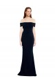 Purchase Long Sleeveless Off the Shoulder Mermaid Stretch Crepe Keyhole Back Evening Dress Canada