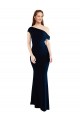 Purchase Long Sleeveless One Shoulder Mermaid Stretch Crepe Evening Dress Canada