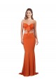 Purchase Long Sleeveless Strapless Mermaid Spandex Evening Dress Canada