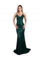 Purchase Long Sleeveless V-Neck Mermaid Sequin Low Back Sexy Evening Dress Canada