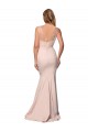 Purchase Long Sleeveless Sweetheart Sheath Stretch Crepe & Tulle Nude Evening Dress Canada