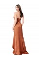 Purchase Long Sleeveless Spaghetti Straps A-Line Silky Satin Evening Dress Canada