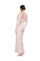 Purchase Long Sleeveless One Shoulder Sheath Stretch Crepe Evening Dresses Canada