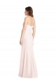 Purchase Long Sleeveless Sweetheart Trumpet Stretch Crepe Semi Formal Evening Dress Canada
