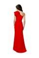 Purchase Long Sleeveless One Shoulder Mermaid Stretch Crepe Evening Gown Canada