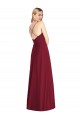 Purchase Long Sleeveless Spaghetti Straps A-Line Soft Chiffon Royal Blue Maxi Evening Dress Canada