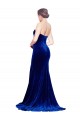Purchase Sweep Train Sleeveless Sweetheart Mermaid Stretch Velvet Evening Dress Canada