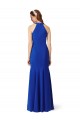Purchase Long Sleeveless V-Neck Mermaid Stretch Crepe Royal Blue Evening Dress Canada