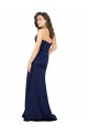 Purchase Long Sleeveless Sweetheart A-Line Silky Satin Evening Gown Canada