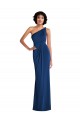 Purchase Long Sleeveless One Shoulder Sheath Spandex Maxi Evening Dress Canada