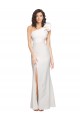 Purchase Long Sleeveless One Shoulder Sheath Stretch Crepe Evening Gown Canada