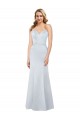 Purchase Long Sleeveless Strapless Sheath Satin Evening Dress Canada