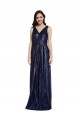 Purchase Long Sleeveless V-Neck Sheath Sequin V-Back Evening Dress Canada